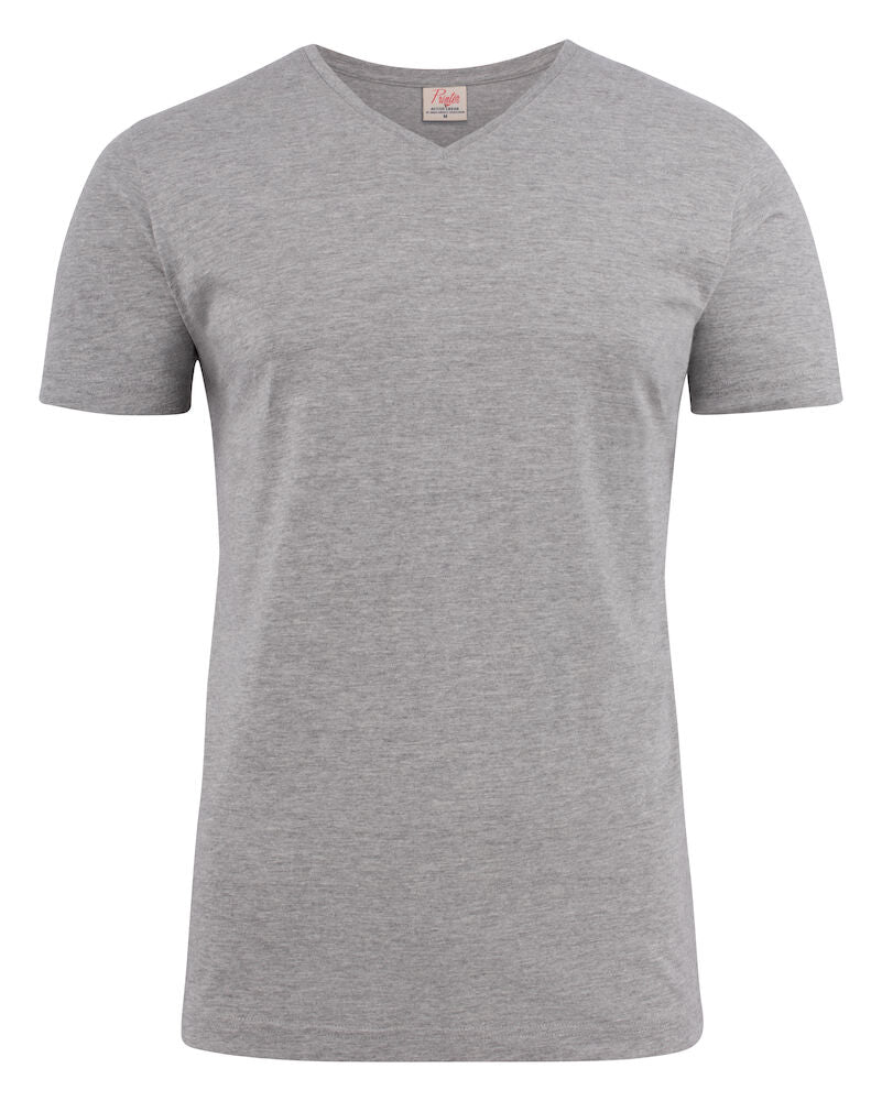 Heavy V-neck - Herre - Grå - Printer 2264024