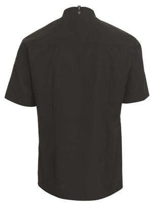 KOKKE-/SERVICEJAKKE KORT ARM - Herre/ Dame - Sort - 23516 - Modekompagniet.dk