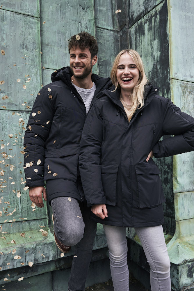 Eskie Parka Jakke Dame Sort - Cutter & Buck 020996 - Modekompagniet.dk