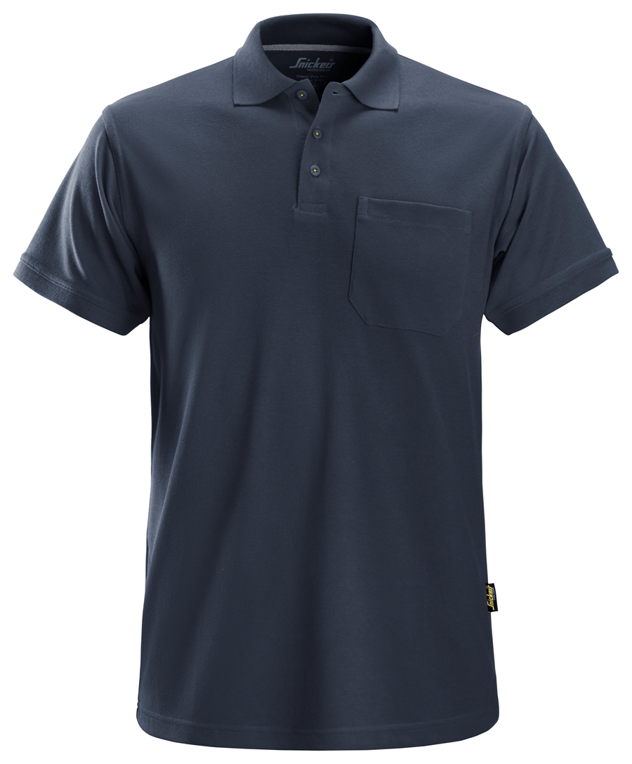 Snickers 2708 Polo T-shirt Marine - Modekompagniet.dk