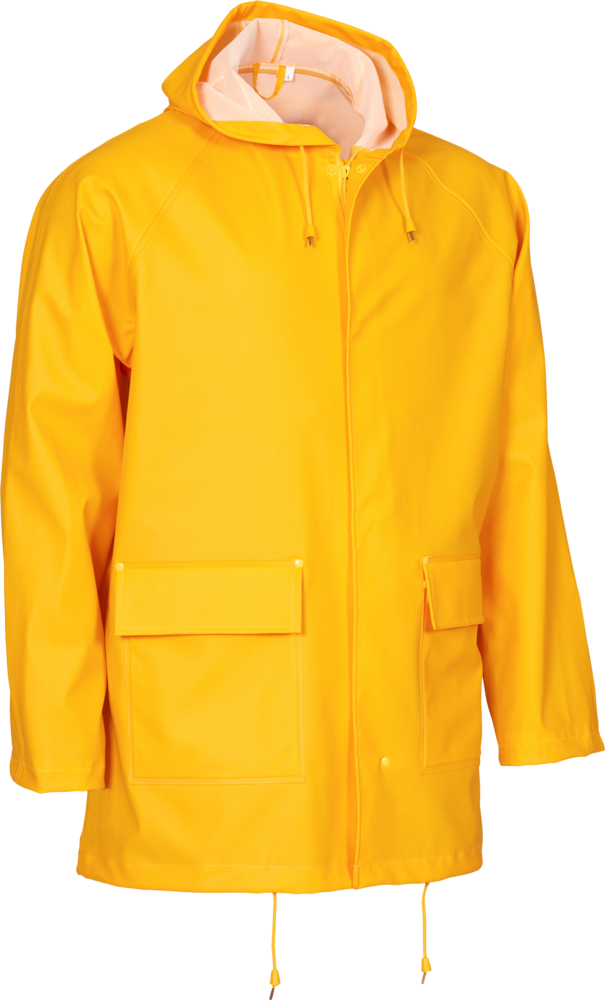 Outdoor Regnsæt PU/PVC, Gul - Elka 306600 + 302400 - Modekompagniet.dk