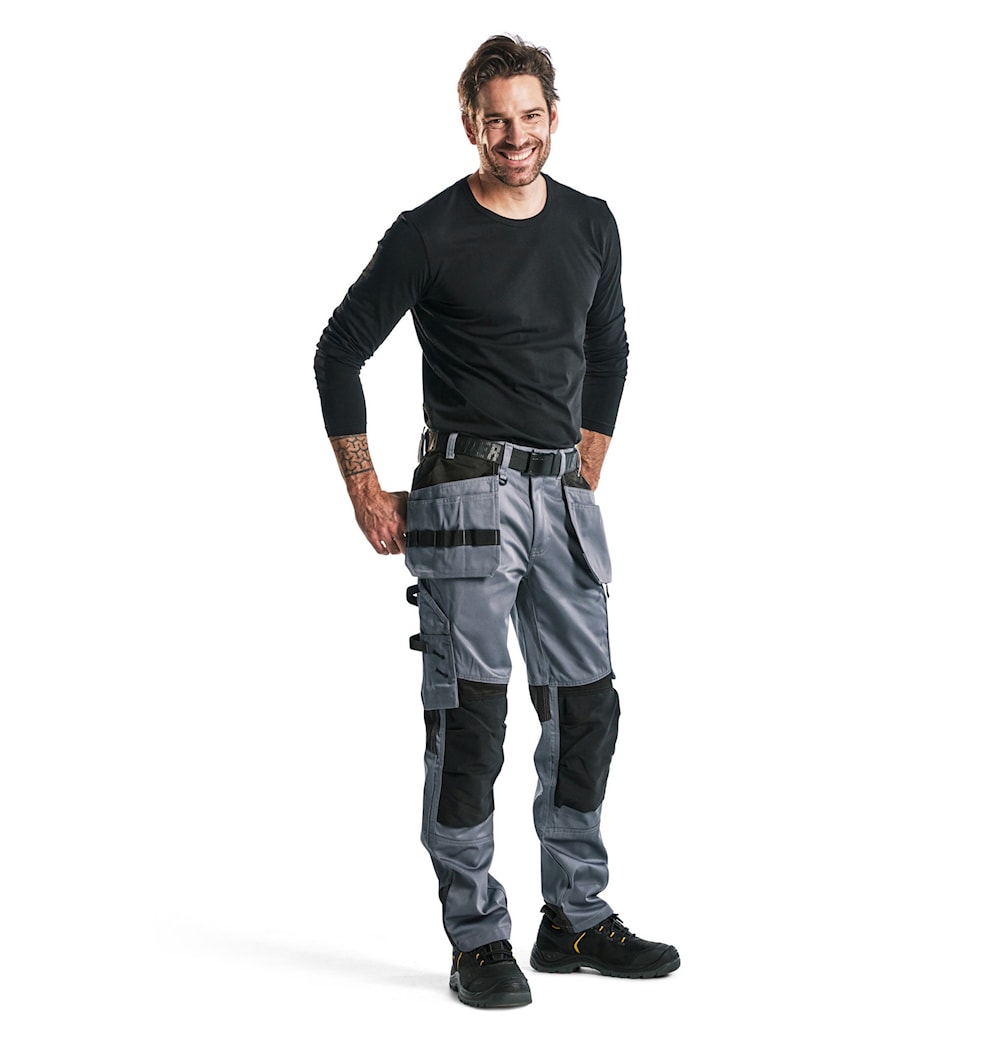 Langærmet T-Shirt, Herre, Sort - Blåkläder 3500-1042-9900