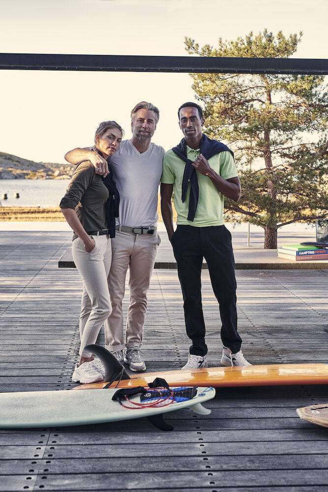 Manzanita V-Neck T-Shirt, Herre, Sort - Cutter & Buck 353404