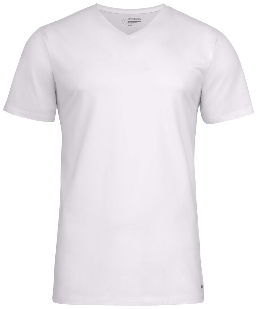 Manzanita V-Neck T-Shirt, Herre, Hvid - Cutter & Buck 353404