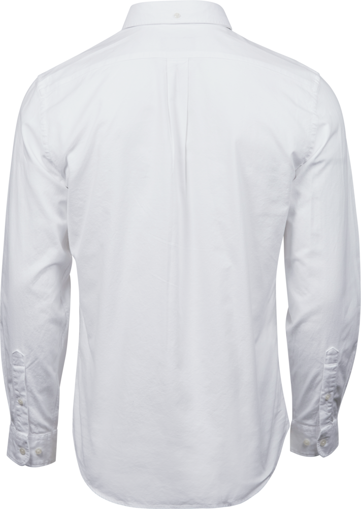 Perfect oxford shirt - Herre - Hvid - Style 4000 - Modekompagniet.dk