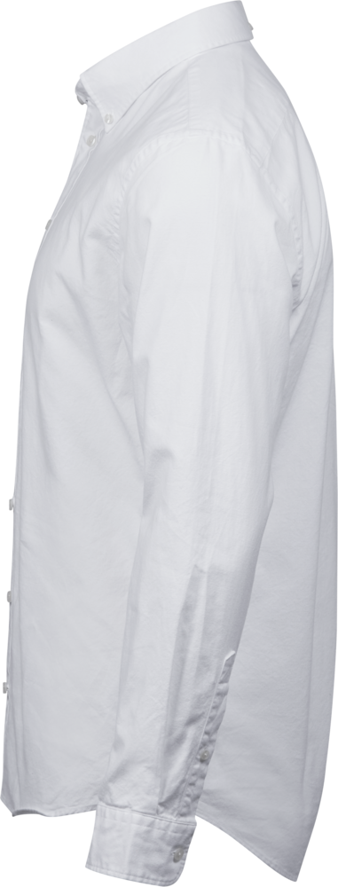 Perfect oxford shirt - Herre - Hvid - Style 4000 - Modekompagniet.dk