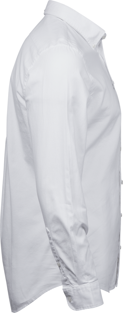 Perfect oxford shirt - Herre - Hvid - Style 4000 - Modekompagniet.dk