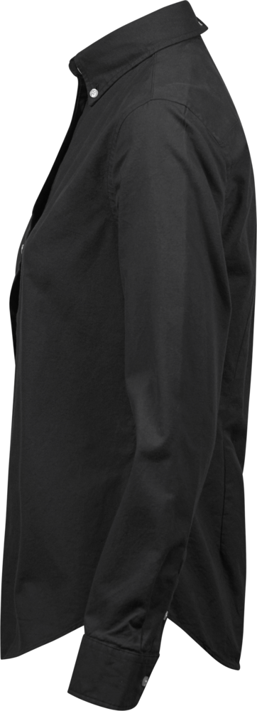Perfect oxford shirt - Dame - Sort - Style 4001 - Modekompagniet.dk
