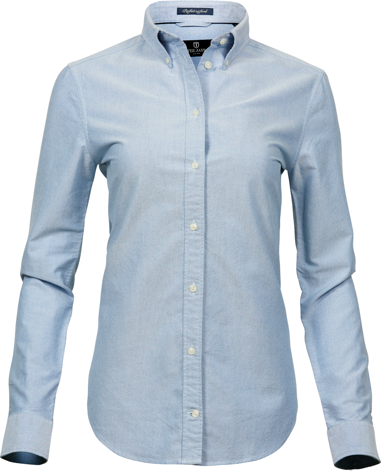Perfect oxford shirt - Dame - Blå - Style 4001 - Modekompagniet.dk