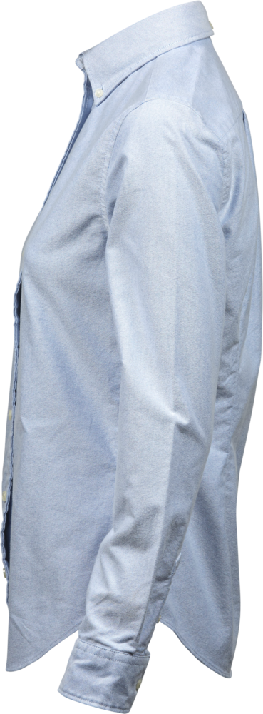 Perfect oxford shirt - Dame - Blå - Style 4001 - Modekompagniet.dk