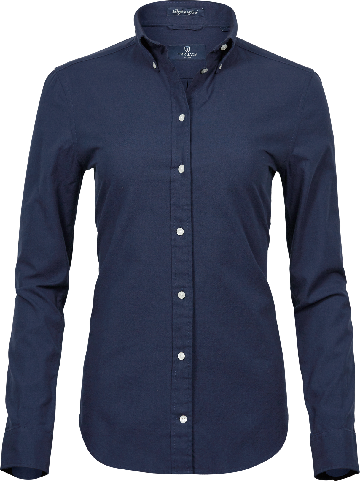 Perfect oxford shirt - Dame - Navy - Style 4001 - Modekompagniet.dk