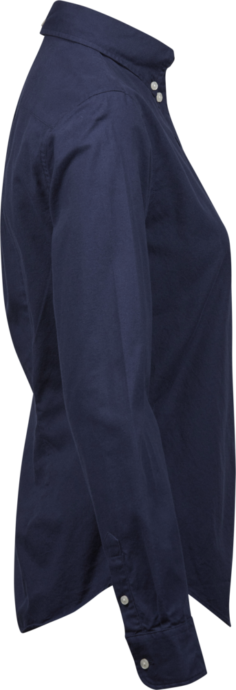 Perfect oxford shirt - Dame - Navy - Style 4001 - Modekompagniet.dk
