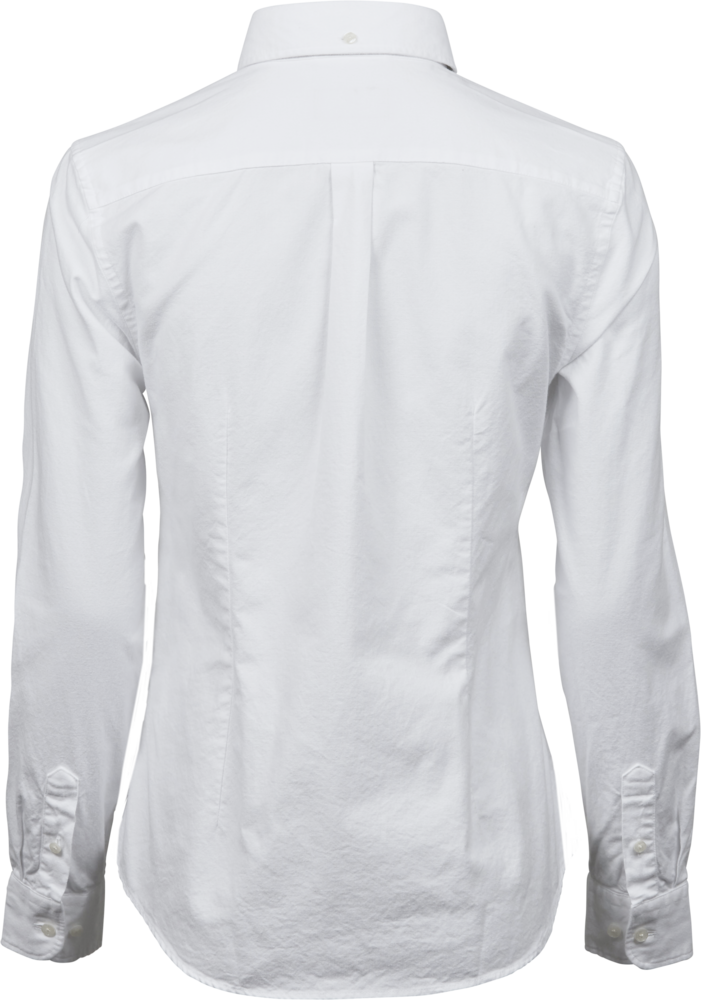 Perfect oxford shirt - Dame - Hvid - Style 4001 - Modekompagniet.dk