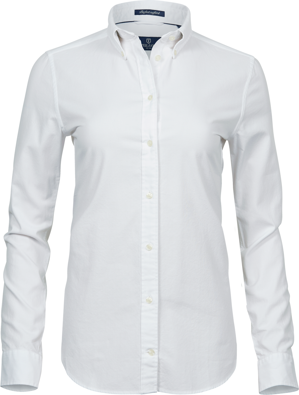 Perfect oxford shirt - Dame - Hvid - Style 4001 - Modekompagniet.dk
