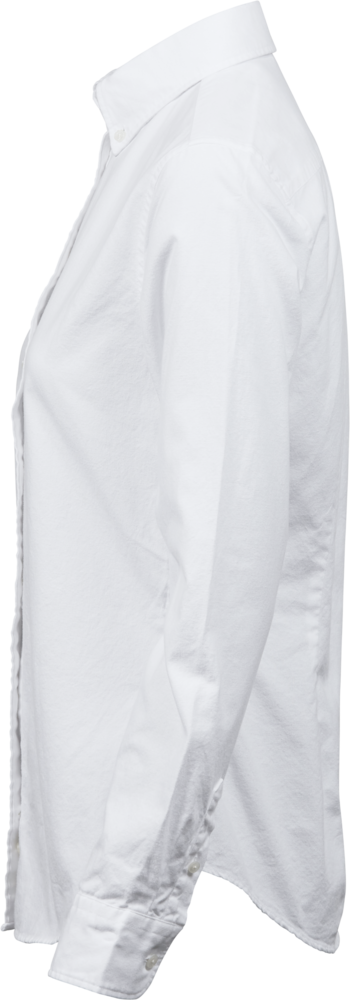 Perfect oxford shirt - Dame - Hvid - Style 4001 - Modekompagniet.dk