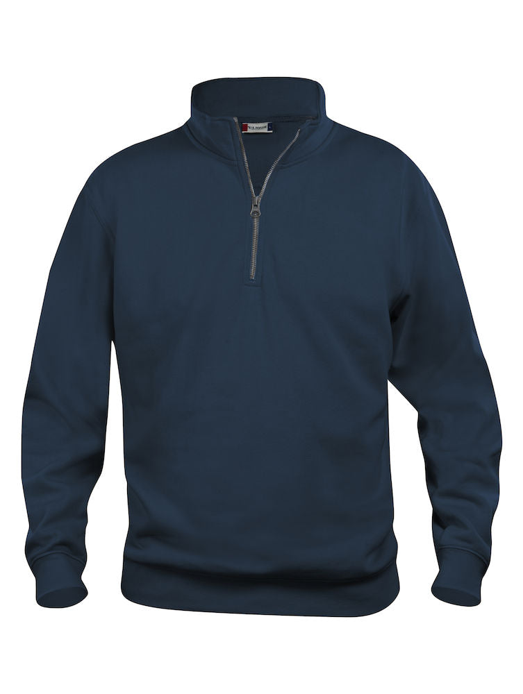 Basic Half Zip - Marine Blå - Clique 021033 - Modekompagniet.dk