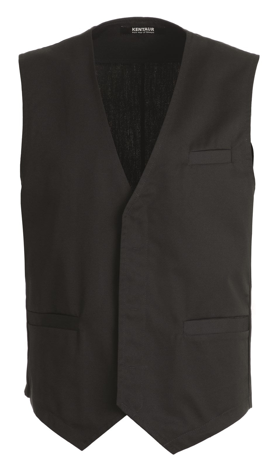 TJENER VEST - Herre - Sort - 27062 - Modekompagniet.dk