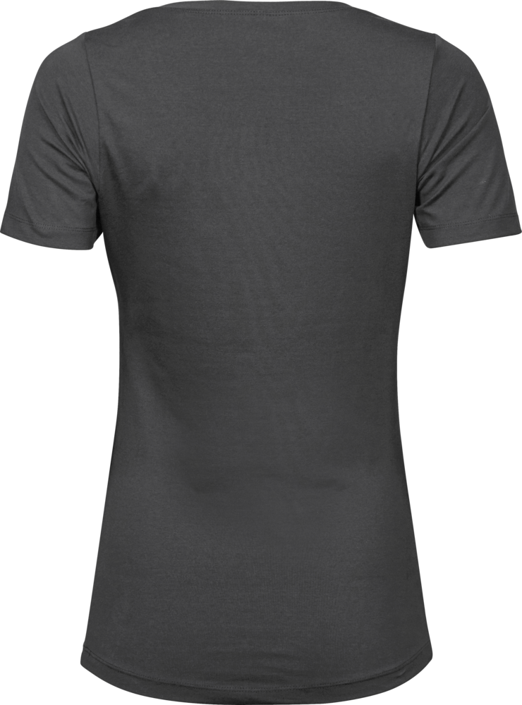 Stretch tee - Dame - Grå - Style 450 - Modekompagniet.dk