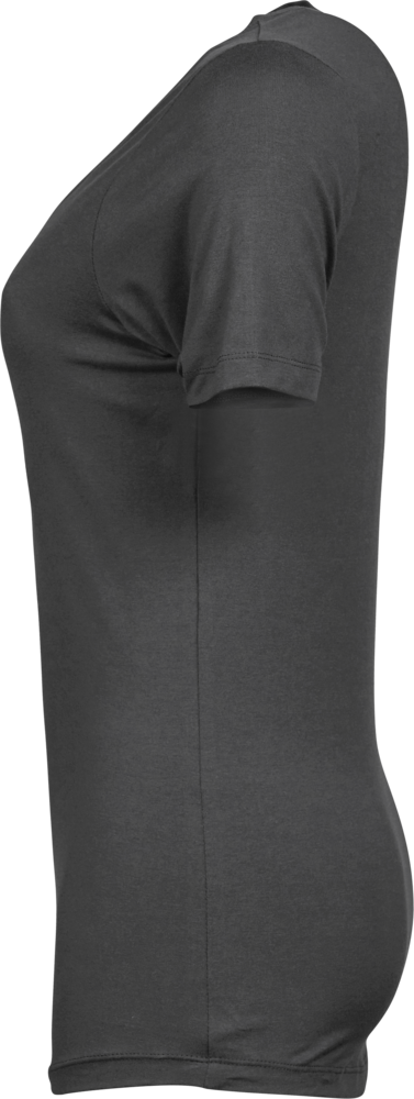 Stretch tee - Dame - Grå - Style 450 - Modekompagniet.dk