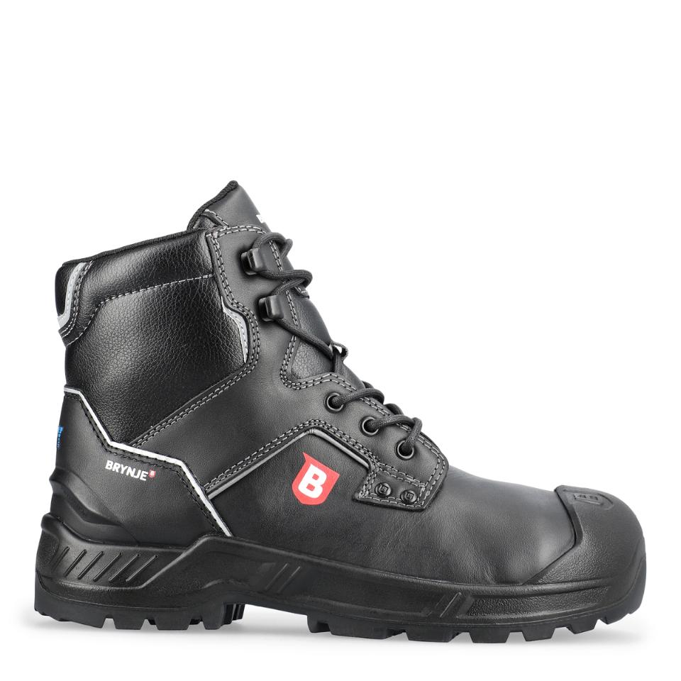 B-dry Outdoor Low Boot sikkerhedsstøvletter S3, Sort - Brynje 491 - Modekompagniet.dk