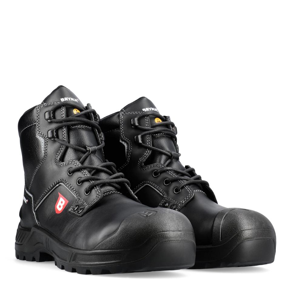 B-dry Outdoor Low Boot sikkerhedsstøvletter S3, Sort - Brynje 491 - Modekompagniet.dk