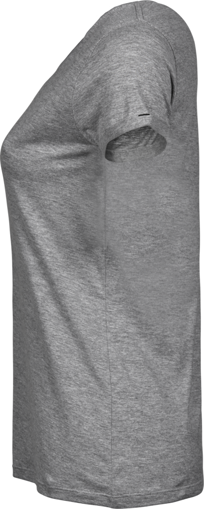 Roll-up tee - Dame - Grå - Style 5063 - Modekompagniet.dk