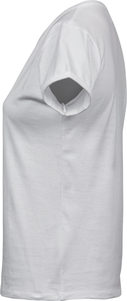 Roll-up tee - Dame - Hvid - Style 5063 - Modekompagniet.dk