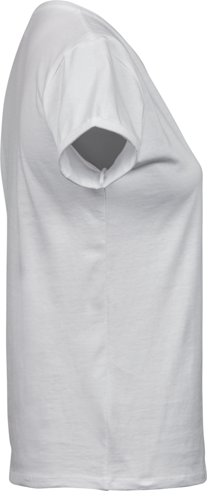 Roll-up tee - Dame - Hvid - Style 5063 - Modekompagniet.dk