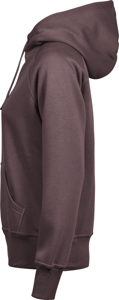 Hooded sweatshirt - Dame - Bordeaux - Style 5431 - Modekompagniet.dk
