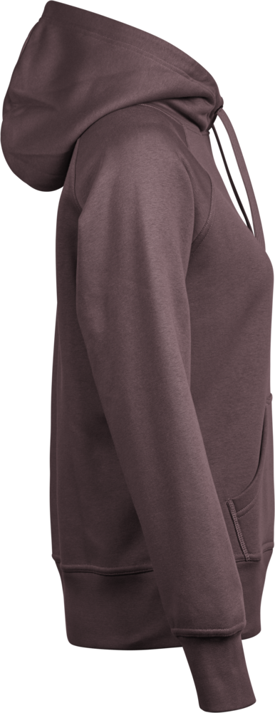 Hooded sweatshirt - Dame - Bordeaux - Style 5431 - Modekompagniet.dk