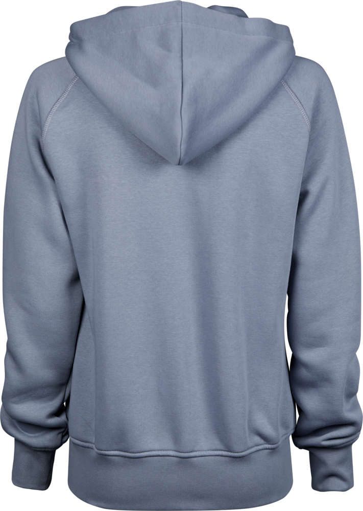 Fashion full zip hood - Dame - Indigo blå - Style 5436 - Modekompagniet.dk