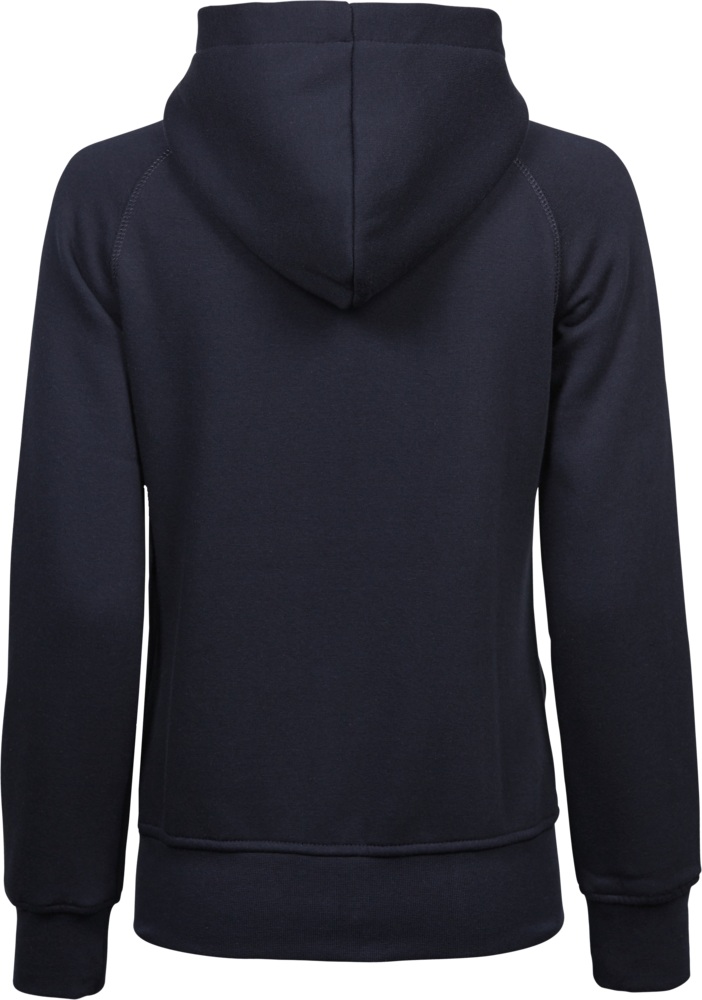 Fashion full zip hood - Dame - Navy - Style 5436 - Modekompagniet.dk