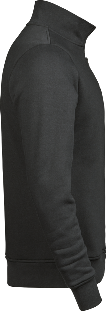 Half zip sweatshirt - Herre - Grå - Style 5438 Teejays - Modekompagniet.dk