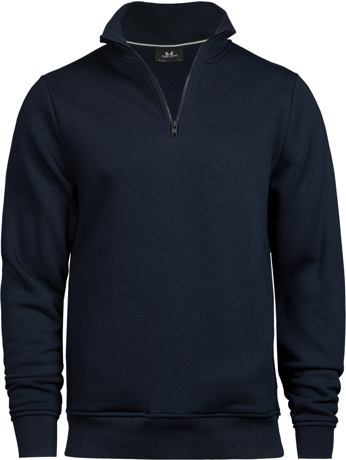 Half zip sweatshirt - Herre - Navy - Style 5438 Teejays - Modekompagniet.dk