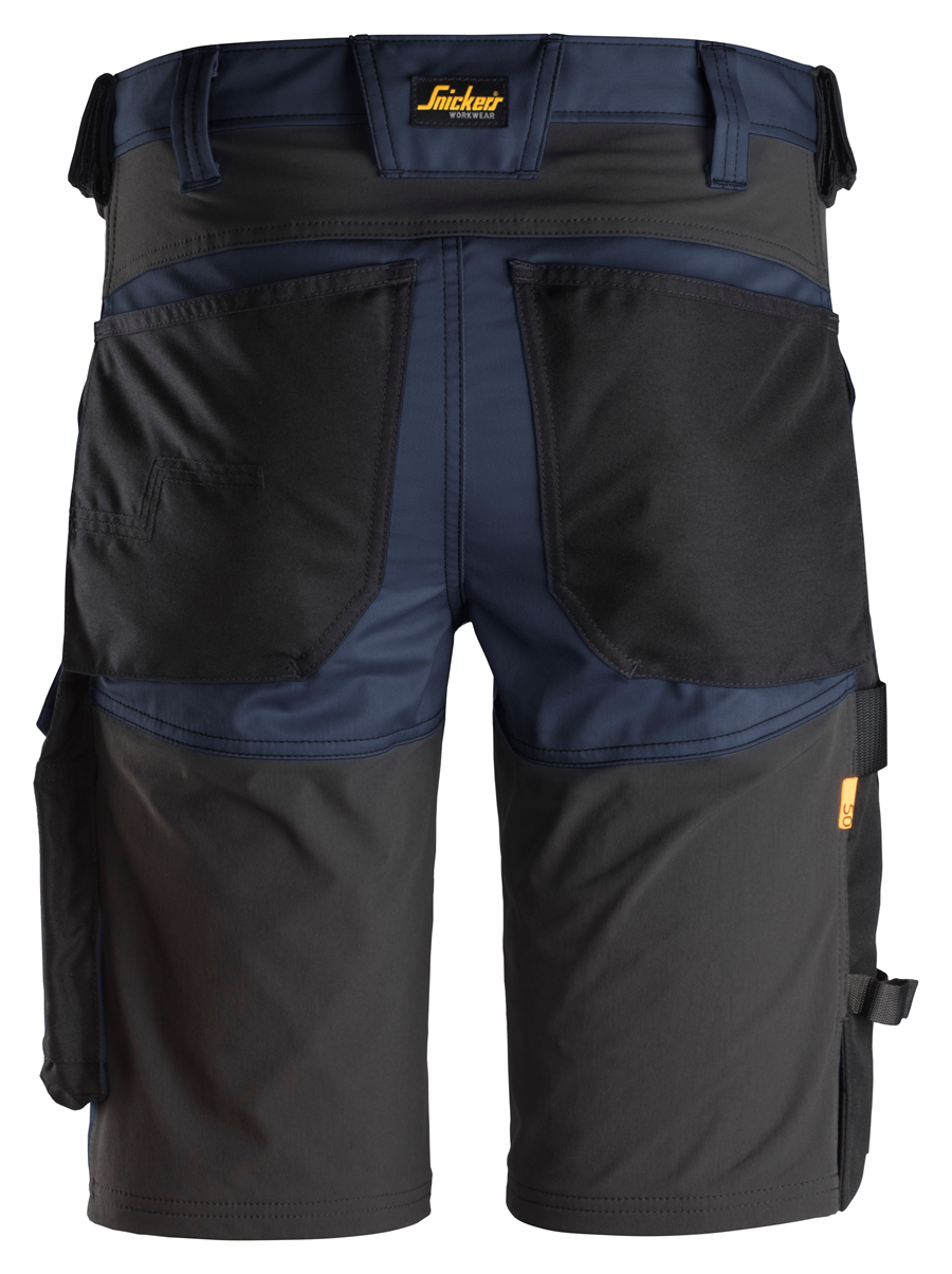 Snickers 6143 AllroundWork arbejdsshorts, Navy/Sort - Modekompagniet.dk