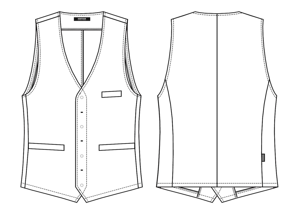 TJENER VEST - Herre - Sort - 27062 - Modekompagniet.dk