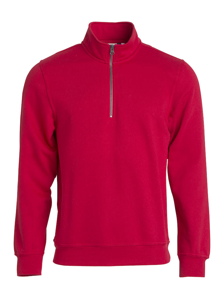 Basic Half Zip - Rød - Clique 021033 - Modekompagniet.dk