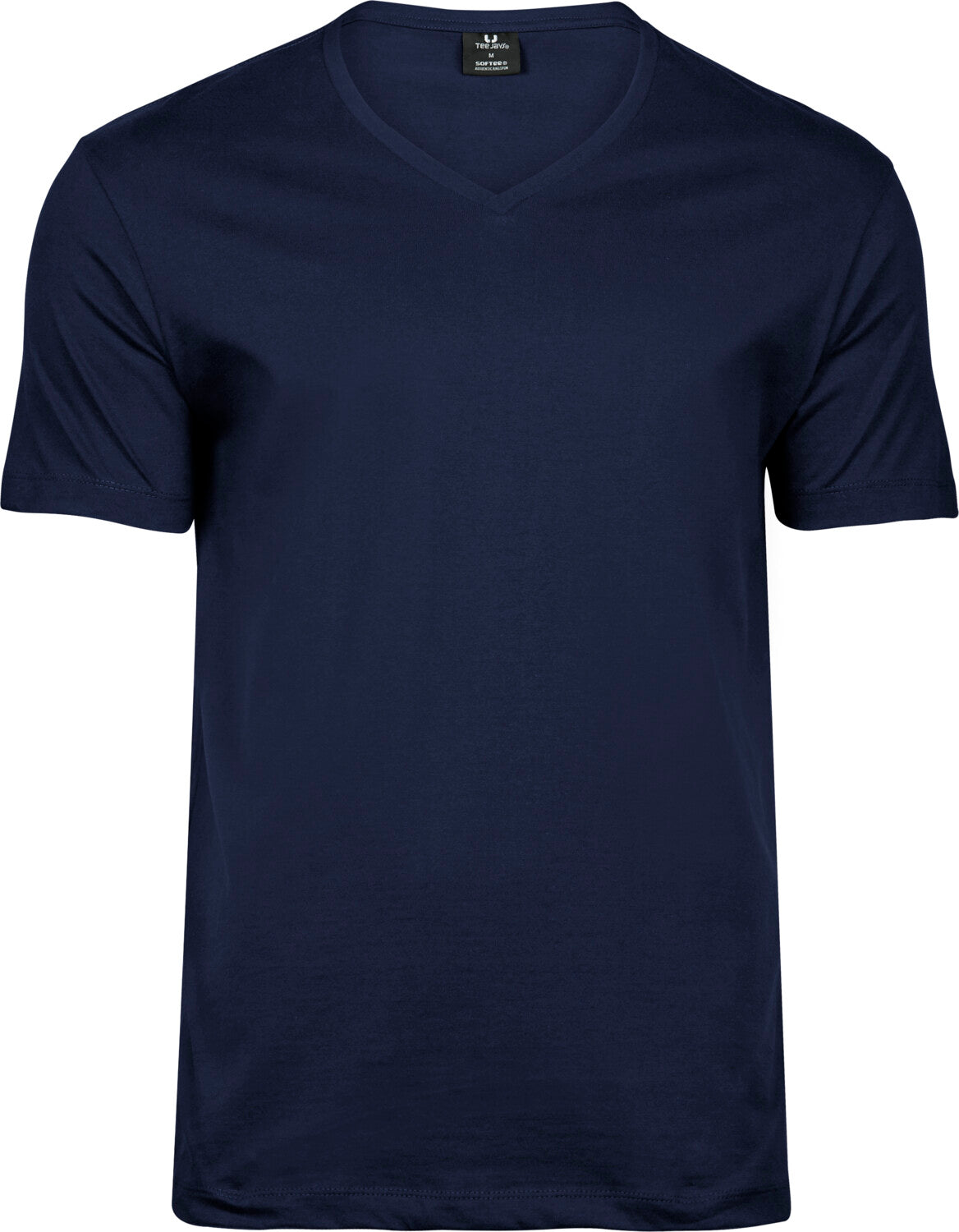 Fashion V-Neck Soft T-Shirt Herre, Navy Blå - 8006