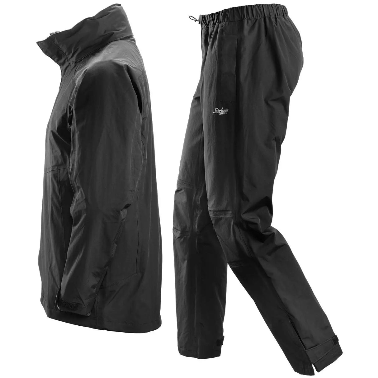 Snickers 8378, regntøj sæt, Sort - Modekompagniet.dk