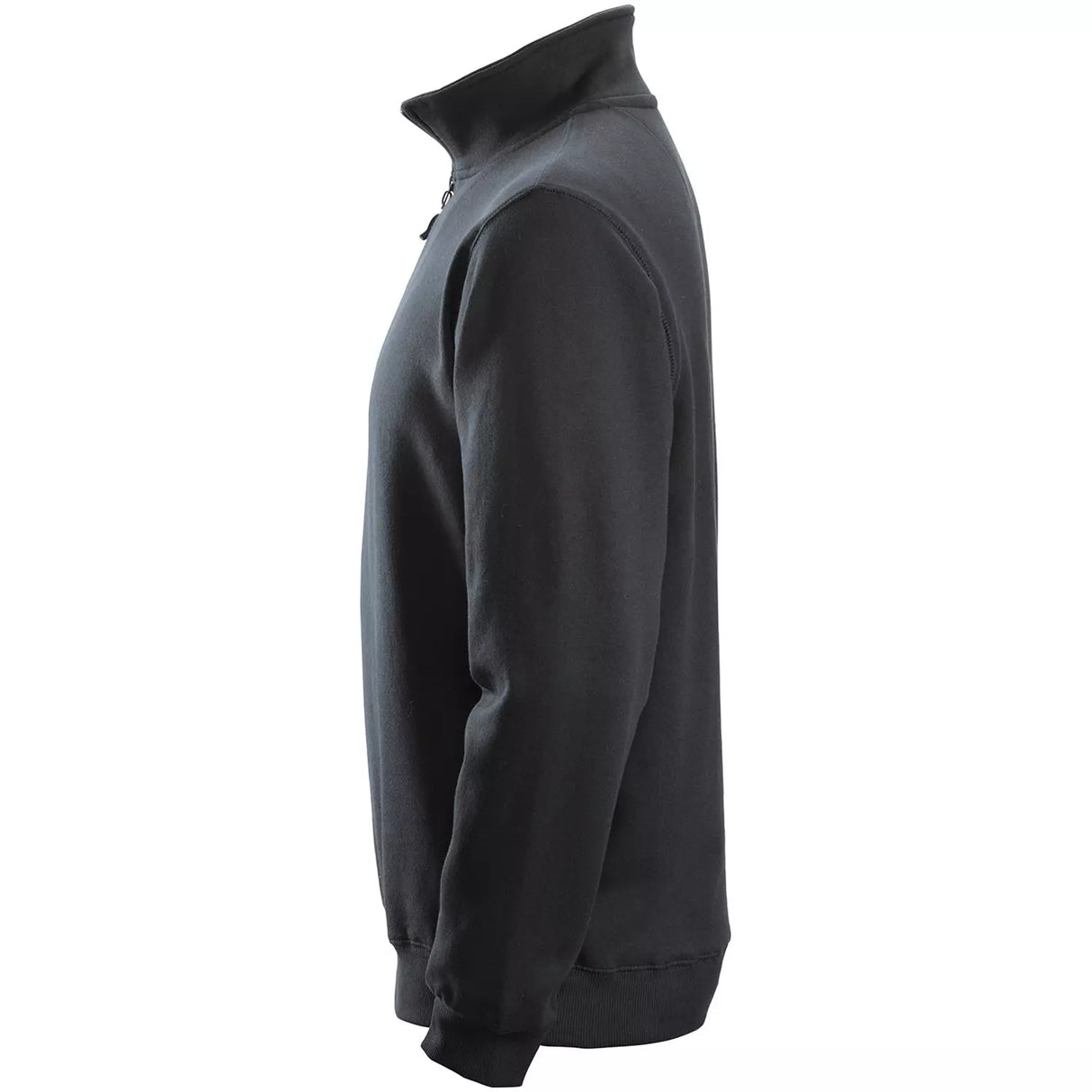 Snickers 2818 sweatshirt med kort lynlås, Sort - Modekompagniet.dk