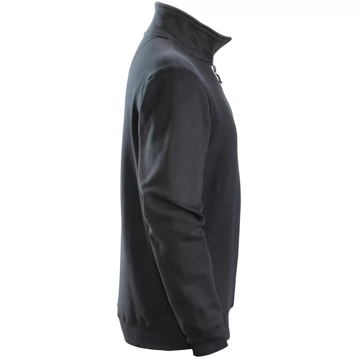 Snickers 2818 sweatshirt med kort lynlås, Sort - Modekompagniet.dk