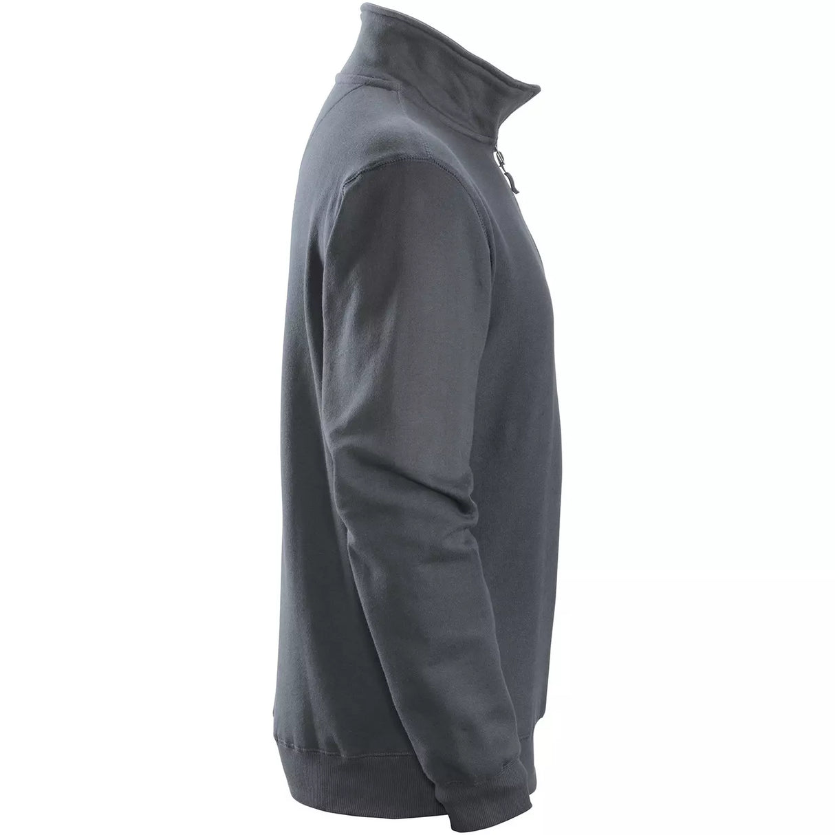 Snickers 2818 sweatshirt med kort lynlås, Stålgrå - Modekompagniet.dk