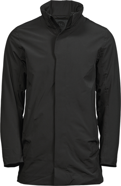 All weather parka - Sort - Style 9608 - Modekompagniet.dk