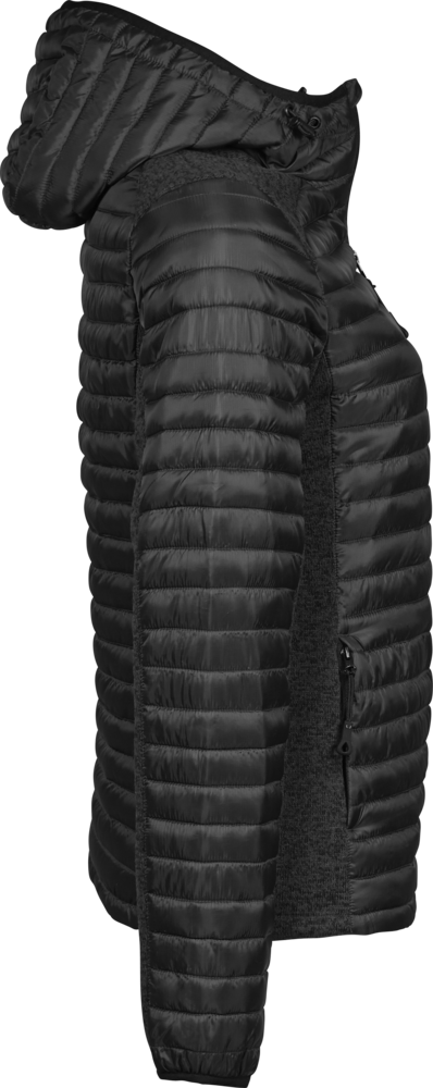 Hooded outdoor crossover - Dame - Sort - Style 9611 - Modekompagniet.dk