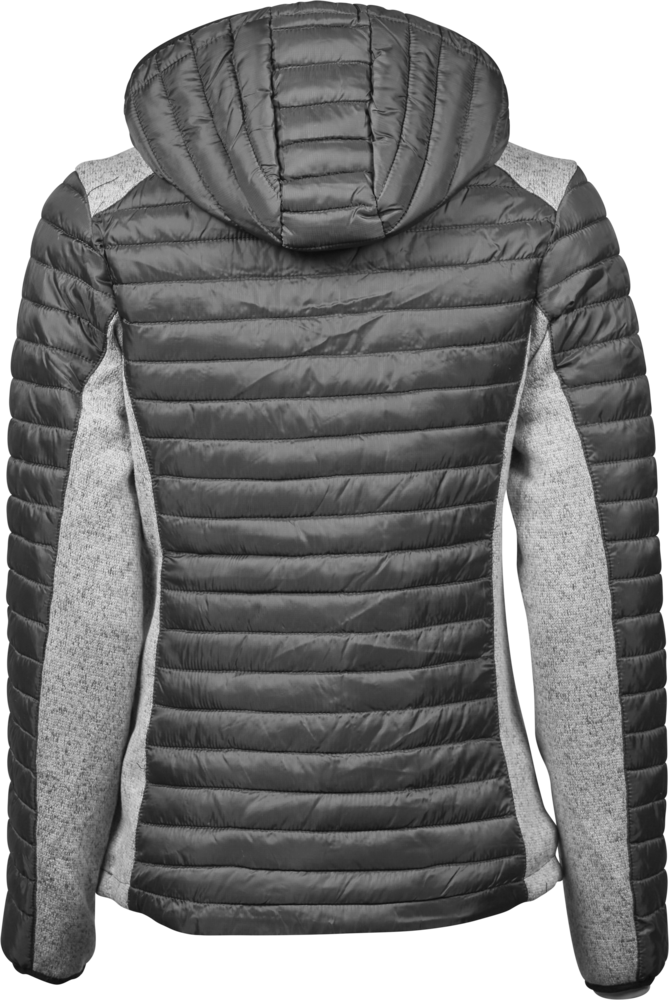 Hooded outdoor crossover - Dame - Grå - Style 9611 - Modekompagniet.dk