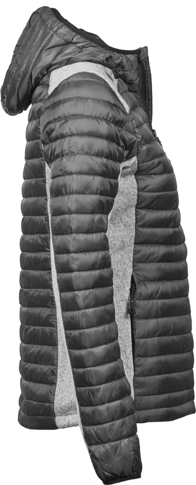 Hooded outdoor crossover - Dame - Grå - Style 9611 - Modekompagniet.dk