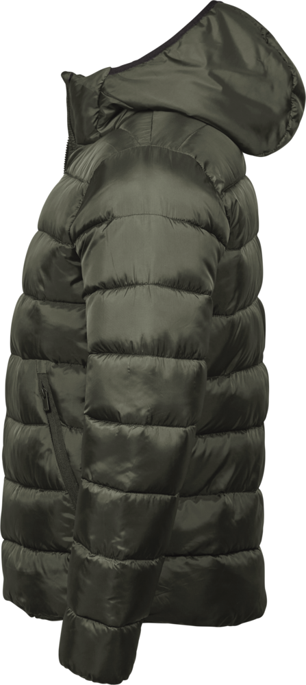 Light hætte jakke - Grøn - STYLE 9646 - Modekompagniet.dk