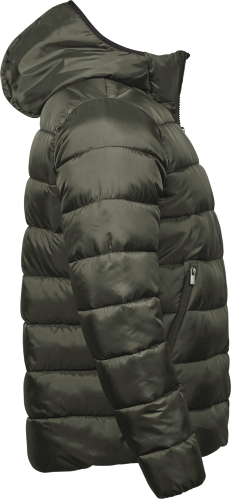 Light hætte jakke - Grøn - STYLE 9646 - Modekompagniet.dk