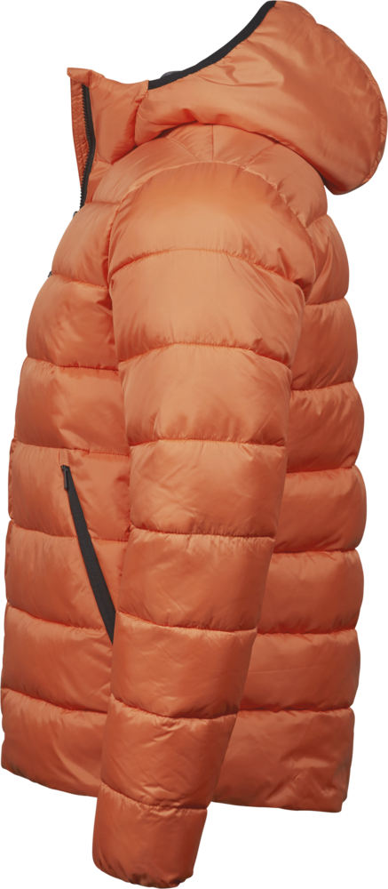 Light hætte jakke - Orange - STYLE 9646 - Modekompagniet.dk