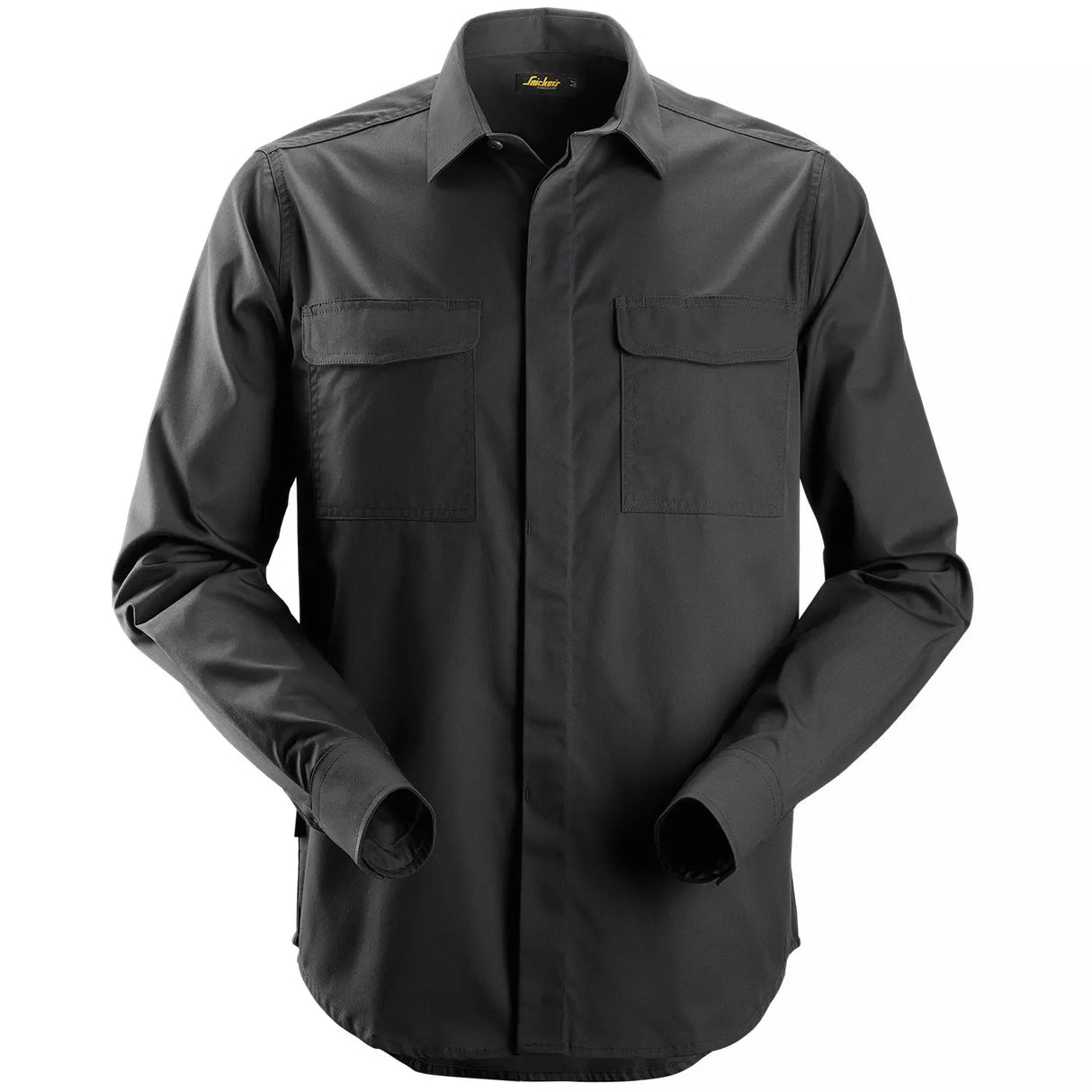 Snickers 8510 service skjorte, Sort - Modekompagniet.dk